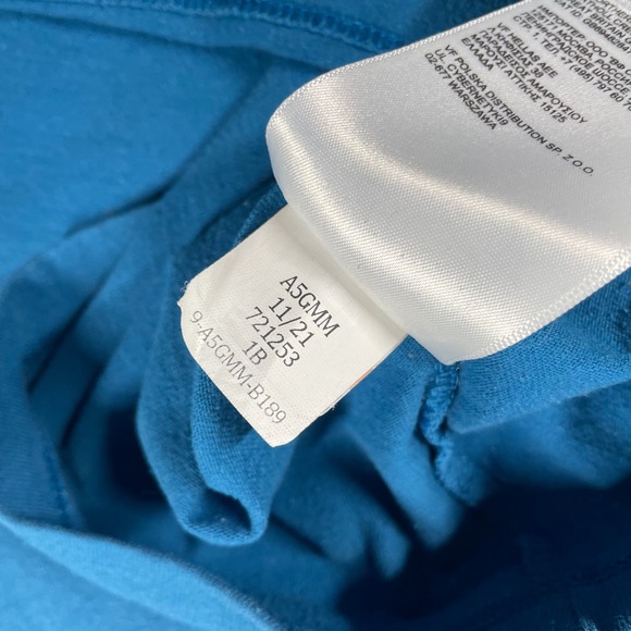 North Face T Shirt Mens XXL Mountain Exploring Cotton Blend Short Sleeve Blue - Picture 9 of 13